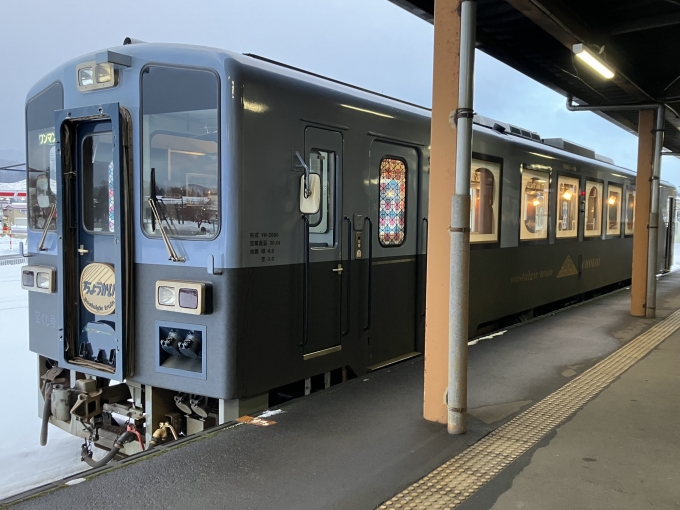 鉄道乗車記録の写真:乗車した列車(外観)(3)        「由利高原鉄道YR-2002。矢島駅発着線。」
