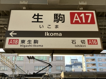 生駒駅から近鉄奈良駅:鉄道乗車記録の写真