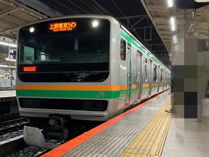 鉄道乗車記録の写真:乗車した列車(外観)(3)        「E231系宮ヤマU118編成+E233系宮ヤマU632編成。横浜駅7番線。」