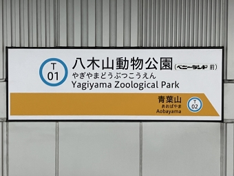 八木山動物公園駅から荒井駅の乗車記録(乗りつぶし)写真