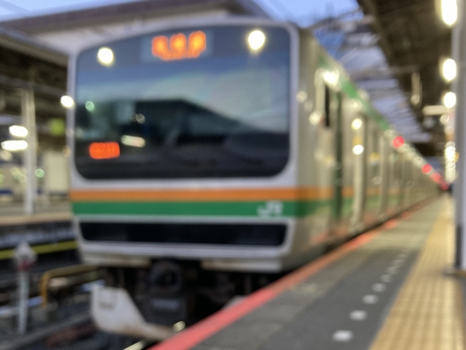 鉄道乗車記録の写真:乗車した列車(外観)(3)        「E231系横コツK-09編成。上野駅6番線。」
