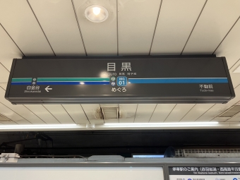 目黒駅から神保町駅:鉄道乗車記録の写真