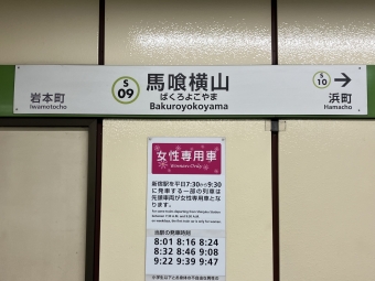 馬喰横山駅 写真:駅名看板