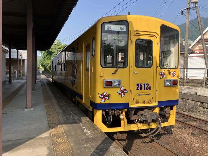 鉄道乗車記録の写真:乗車した列車(外観)(14)        「キハ2513。島原港駅発着線。」