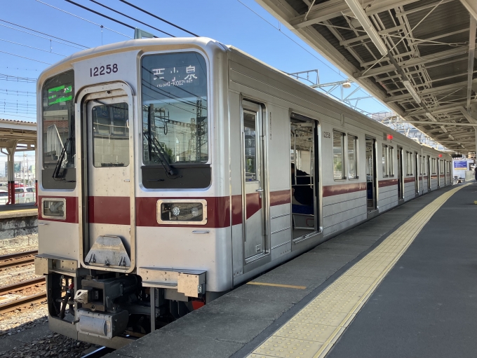鉄道乗車記録の写真:乗車した列車(外観)(3)        「東武10000系11258F編成。館林駅4番線。」
