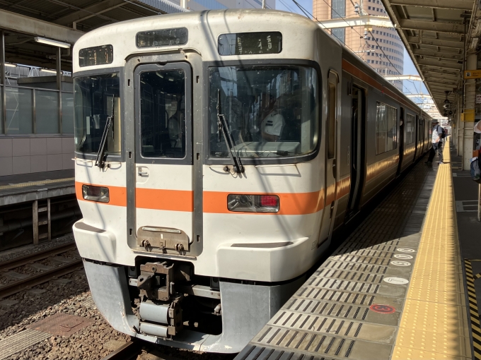 鉄道乗車記録の写真:乗車した列車(外観)(3)        「313系静シスT14編成。浜松駅3番線。」