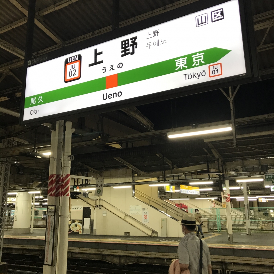鉄道乗車記録「上野駅から横浜駅」の写真(1) by plonk 撮影日時:2020年08月27日