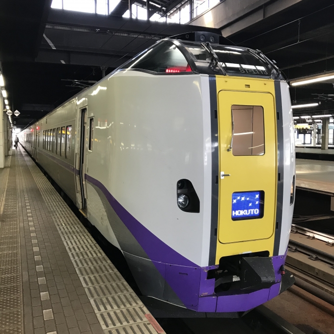 鉄道乗車記録の写真:乗車した列車(外観)(3)        「ST-1113編成。札幌駅4番ホーム。」