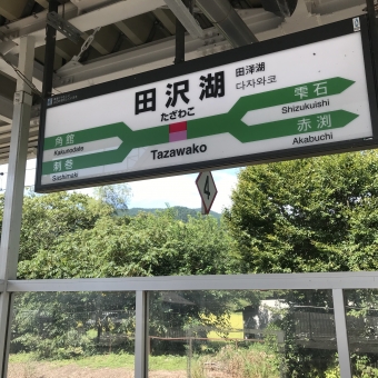 田沢湖駅から盛岡駅の乗車記録(乗りつぶし)写真