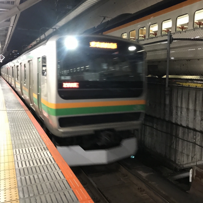 鉄道乗車記録の写真:乗車した列車(外観)(3)        「S-16編成。東京駅10番ホーム。」