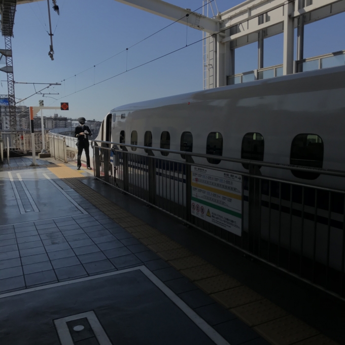鉄道乗車記録の写真:乗車した列車(外観)(3)        「X3編成。岡山駅24番のりば。」