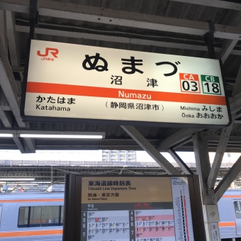 沼津駅から松田駅:鉄道乗車記録の写真