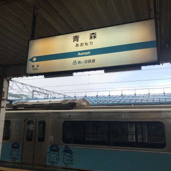 青森駅から浅虫温泉駅:鉄道乗車記録の写真