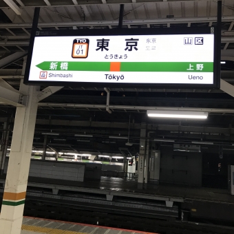 東京駅から横浜駅:鉄道乗車記録の写真