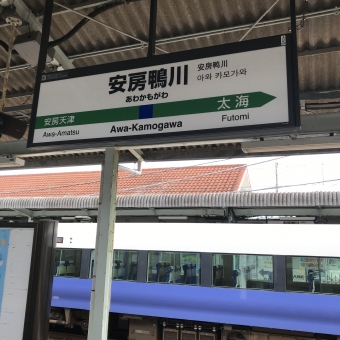 安房鴨川駅から館山駅の乗車記録(乗りつぶし)写真