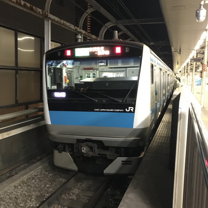 鉄道乗車記録の写真:乗車した列車(外観)(3)        「158編成。桜木町駅4番ホーム。」