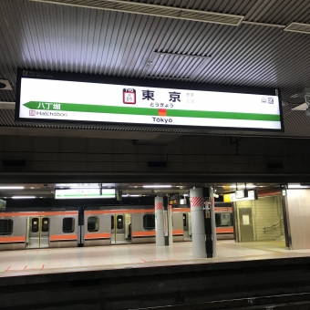 東京駅から南船橋駅の乗車記録(乗りつぶし)写真
