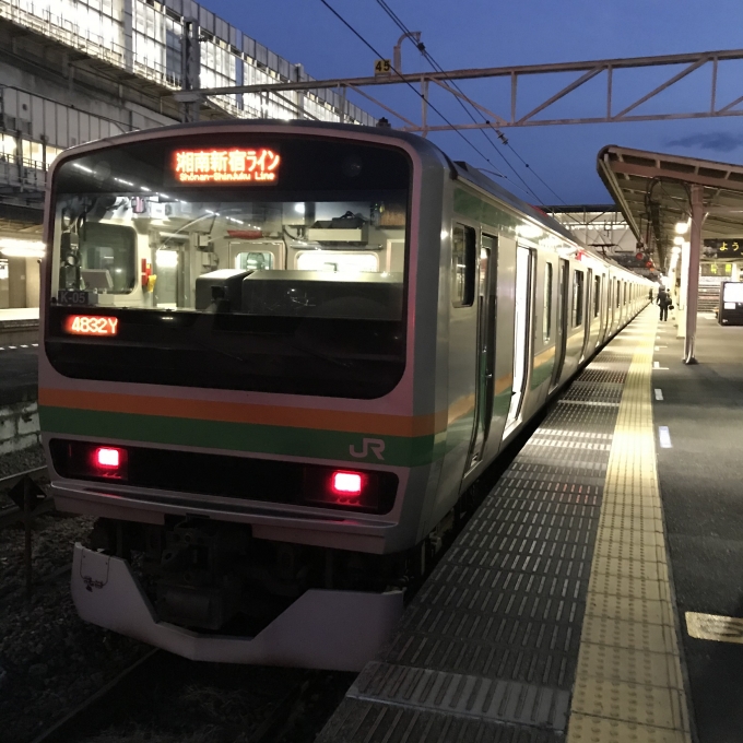 鉄道乗車記録の写真:乗車した列車(外観)(3)        「K-05編成。高崎駅4番ホーム。」