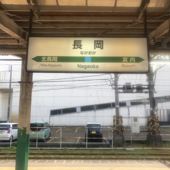 長岡駅から新潟駅:鉄道乗車記録の写真