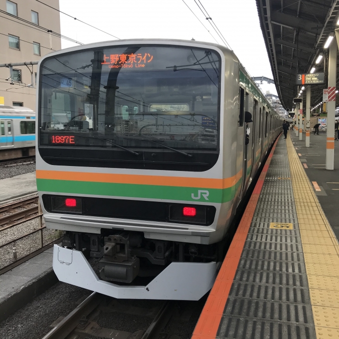 鉄道乗車記録の写真:乗車した列車(外観)(3)        「U45編成。赤羽駅3番線。」