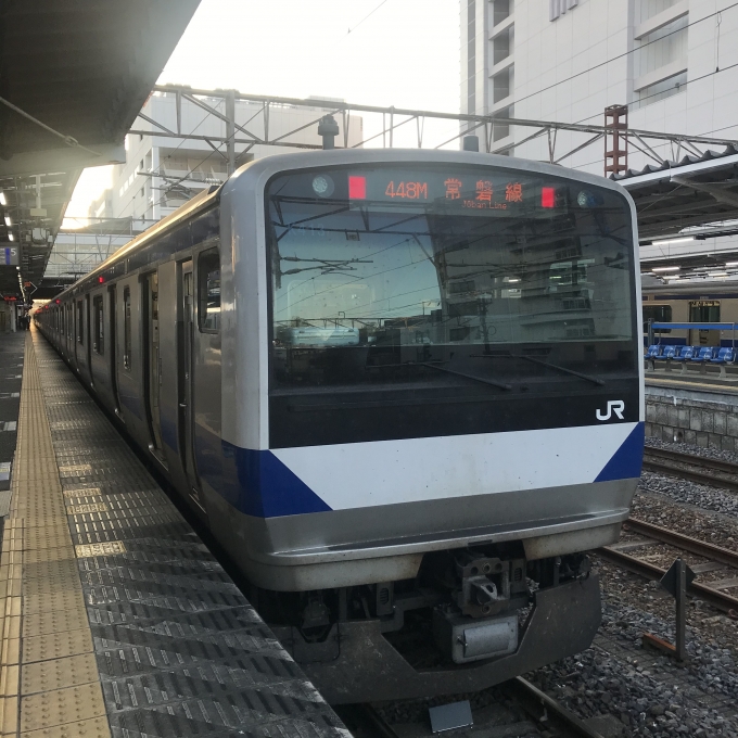 鉄道乗車記録の写真:乗車した列車(外観)(3)        「K413編成。水戸駅5番線。」