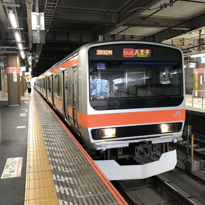 鉄道乗車記録の写真:乗車した列車(外観)(3)        「E231系8両千ケヨMU9編成。大宮駅3番線。」