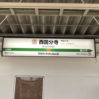西国分寺駅から南越谷駅の乗車記録(乗りつぶし)写真
