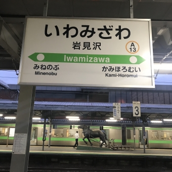 岩見沢駅から札幌駅:鉄道乗車記録の写真