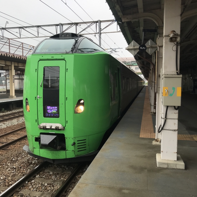 鉄道乗車記録の写真:乗車した列車(外観)(3)        「HE-106+HE-206編成。深川駅1番線。」