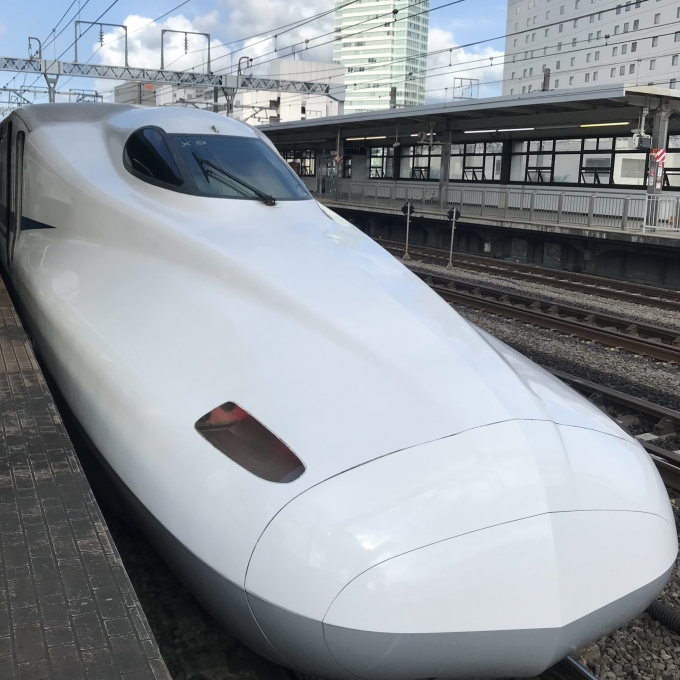 鉄道乗車記録の写真:乗車した列車(外観)(3)        「X9編成。静岡駅6番線。」