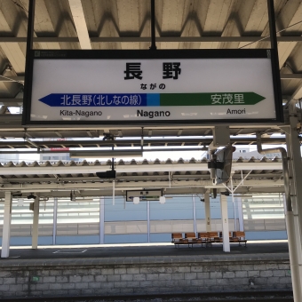 長野駅から越後川口駅の乗車記録(乗りつぶし)写真
