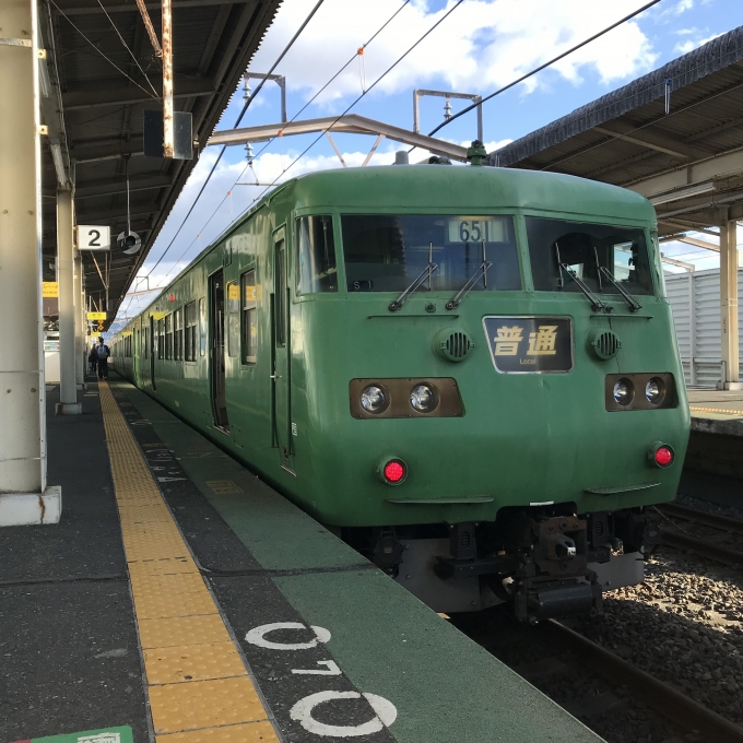 鉄道乗車記録の写真:乗車した列車(外観)(3)        「近キトS1編成。近江今津駅2番のりば。」