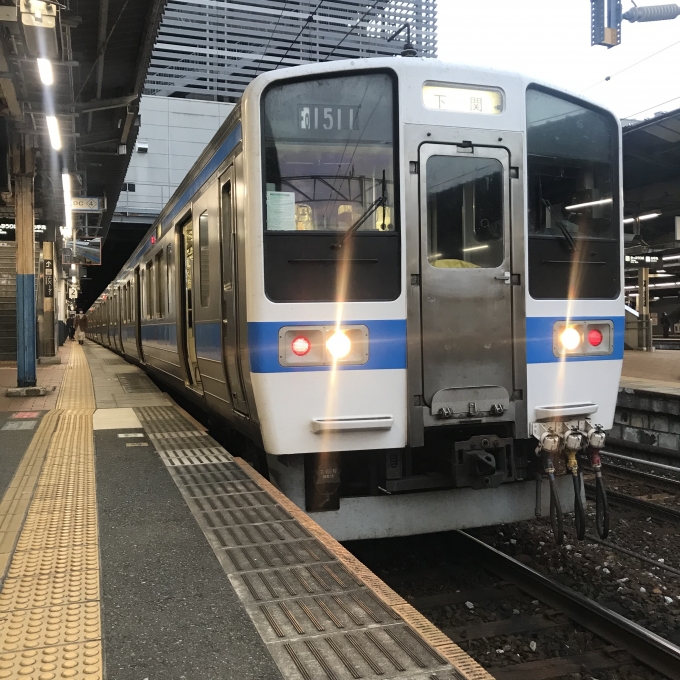 鉄道乗車記録の写真:乗車した列車(外観)(3)        「Fo1511編成。小倉駅2番ホーム。」