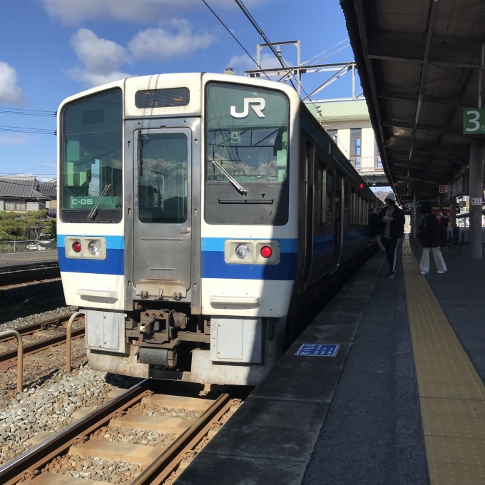 鉄道乗車記録の写真:乗車した列車(外観)(3)        「岡オカC-05編成。総社駅3番のりば。」