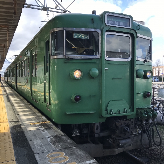 鉄道乗車記録の写真:乗車した列車(外観)(3)        「S7編成。綾部駅1番のりば。」