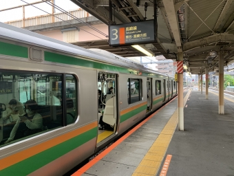赤羽駅から上尾駅の乗車記録(乗りつぶし)写真