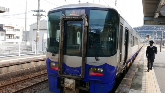 泊駅から直江津駅:鉄道乗車記録の写真