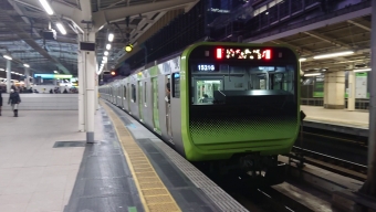 東京駅から東京駅の乗車記録(乗りつぶし)写真