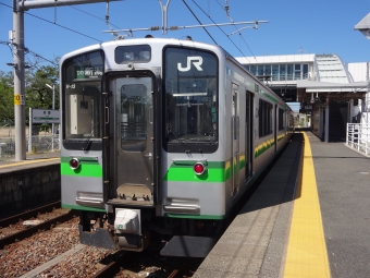 内野駅から新潟駅の乗車記録(乗りつぶし)写真