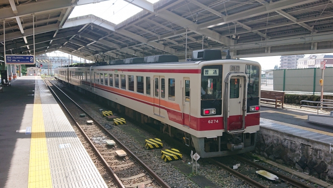 鉄道乗車記録の写真:乗車した列車(外観)(1)        「東武日光発車前(下り方)
6174F・6274側から撮影。」