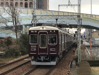 門戸厄神駅から宝塚駅の乗車記録(乗りつぶし)写真