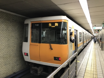 朝潮橋駅から堺筋本町駅の乗車記録(乗りつぶし)写真
