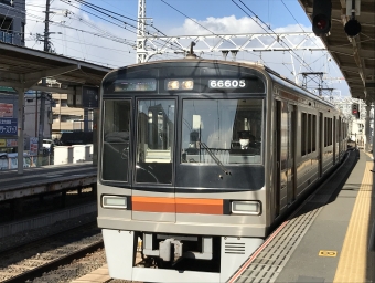 淡路駅から恵美須町駅の乗車記録(乗りつぶし)写真