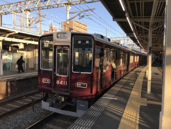 恵美須町駅から吹田駅の乗車記録(乗りつぶし)写真