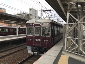 正雀駅から淡路駅の乗車記録(乗りつぶし)写真