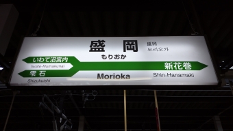 東京駅から盛岡駅:鉄道乗車記録の写真