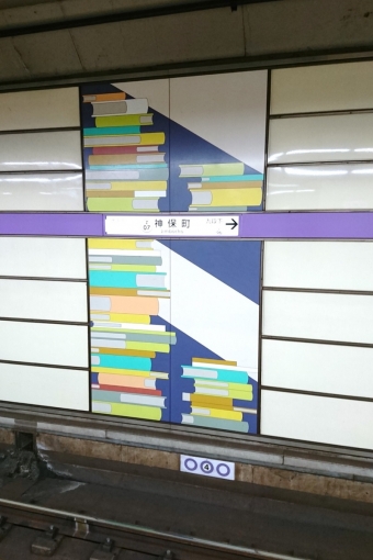 神保町駅から表参道駅の乗車記録(乗りつぶし)写真