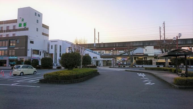 鉄道乗車記録の写真:駅舎・駅施設、様子(1)        「西那須野駅東口の様子」