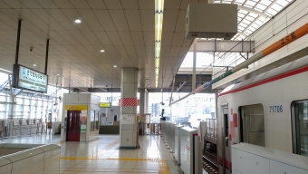北千住駅から中目黒駅の乗車記録(乗りつぶし)写真