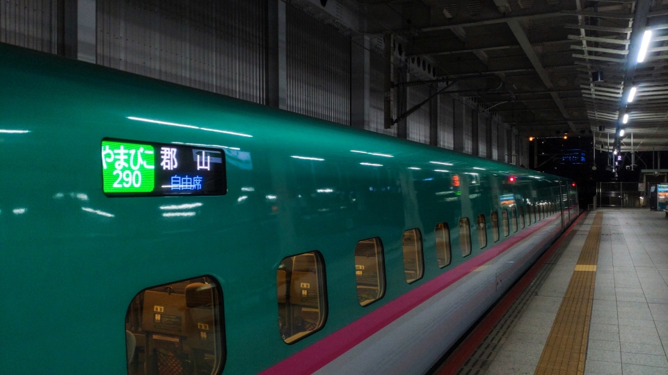 鉄道乗車記録「仙台駅から郡山駅」乗車した列車(外観)の写真(1) by やまやま 撮影日時:2021年12月22日